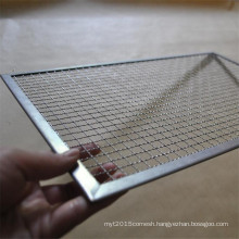 Stainless steel barbecue wire mesh metal food tray
